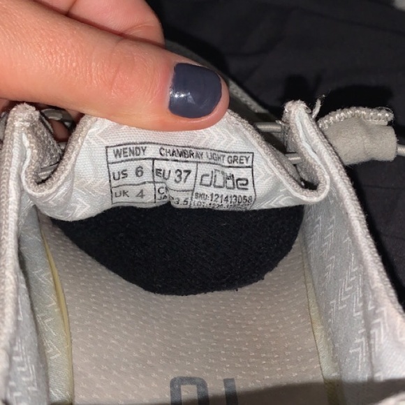 Hey Dude Wendy ‘Chambray’ light gray - Picture 6 of 6